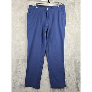 Twillory Golf Pants Mens 32x27 Blue Performance Tailored Fit Dress Stretch